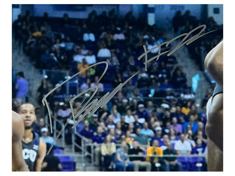 Desmond Bane Signed Autographed 16x20 TCU Vs Baylor Bears Photo (JSA)