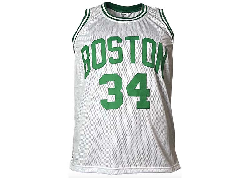 Paul Pierce Signed Custom Boston White Basketball jersey JSA