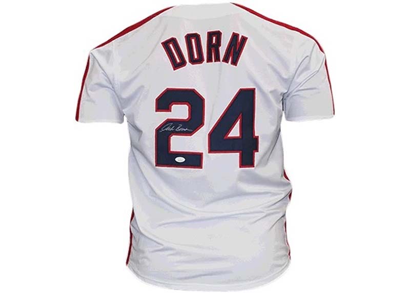 Corbin Bernsen Autographed Baseball Jersey Major League The Movie 