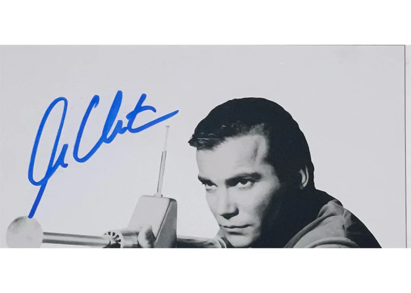 William Shatner Signed Star Trek 14x16 Framed Photo Captain Kirk JSA
