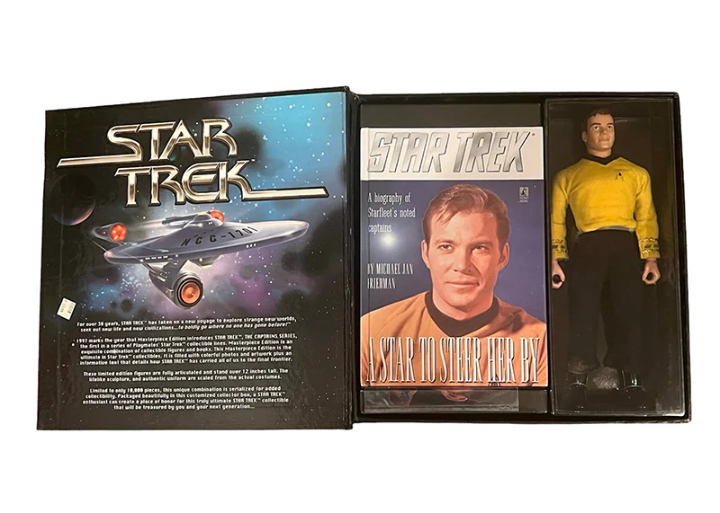Signed William Shatner Star Trek Masterpiece Edition Captain James T Kirk  Captains Series JSA