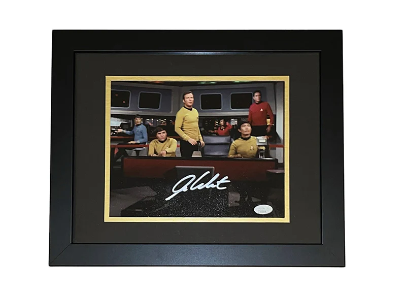 William Shatner Signed Star Trek 13x16 Framed Photo Captain Kirk JSA