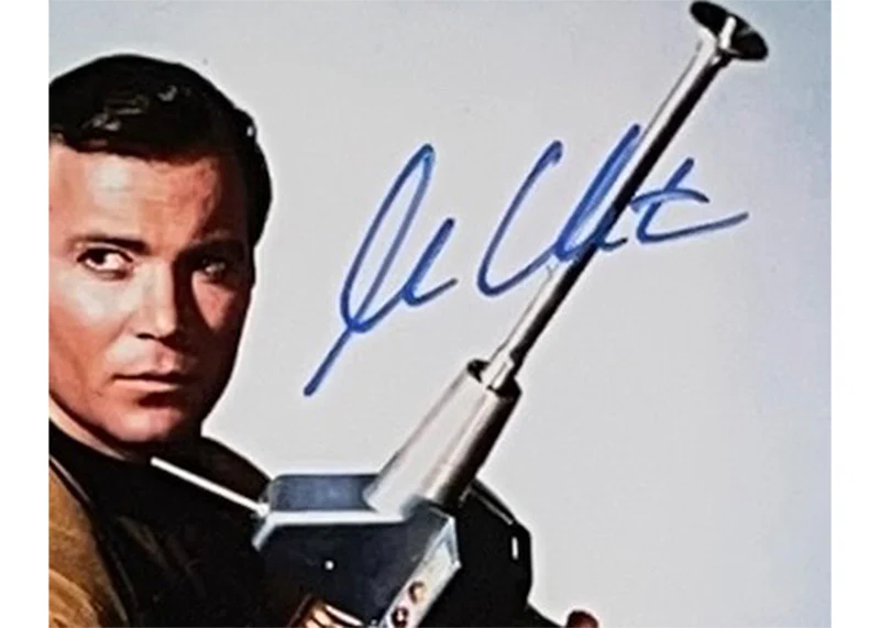 William Shatner Signed Star Trek 14x16 Framed Photo Captain Kirk JSA