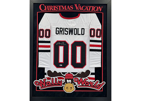 Chevy Chase Signed Griswold Lampoons Christmas Vacation 34x42 Light Up Frame