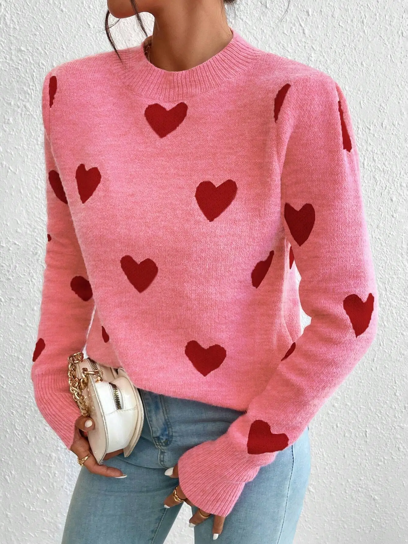 Love Sweater | Elegant og Hyggelig Lang?rmet Strik til Efter?r og Vinter