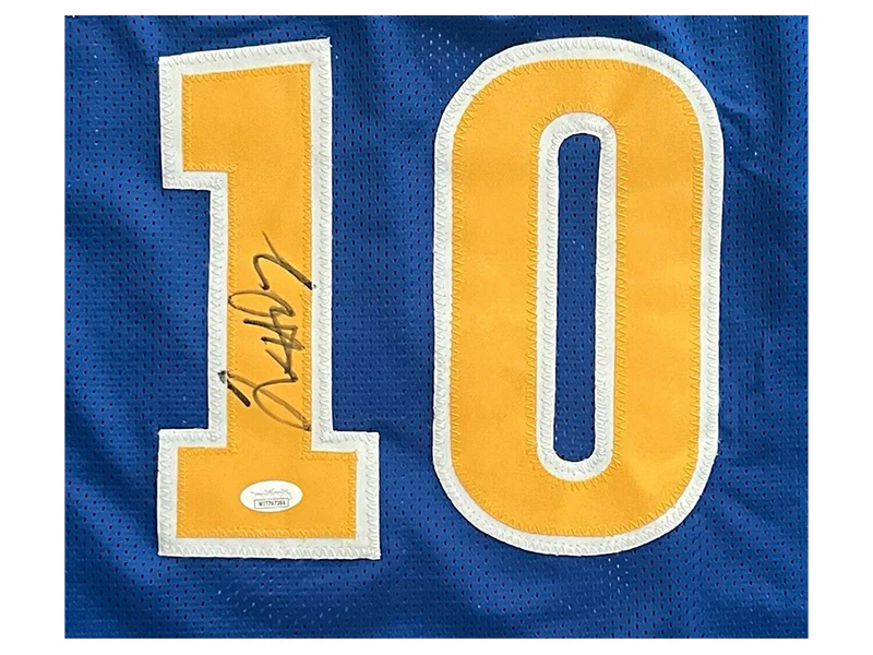 Tim Hardaway Autographed Golden State Pro White Basketball Jersey (JSA)
