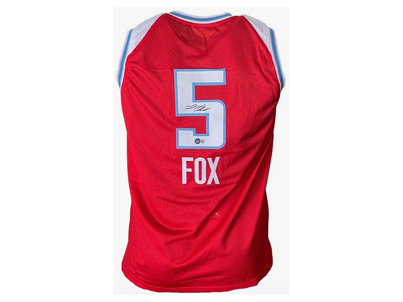 De'Aaron Fox Autographed Signed Sacramento Red Basketball Jersey (Beckett)