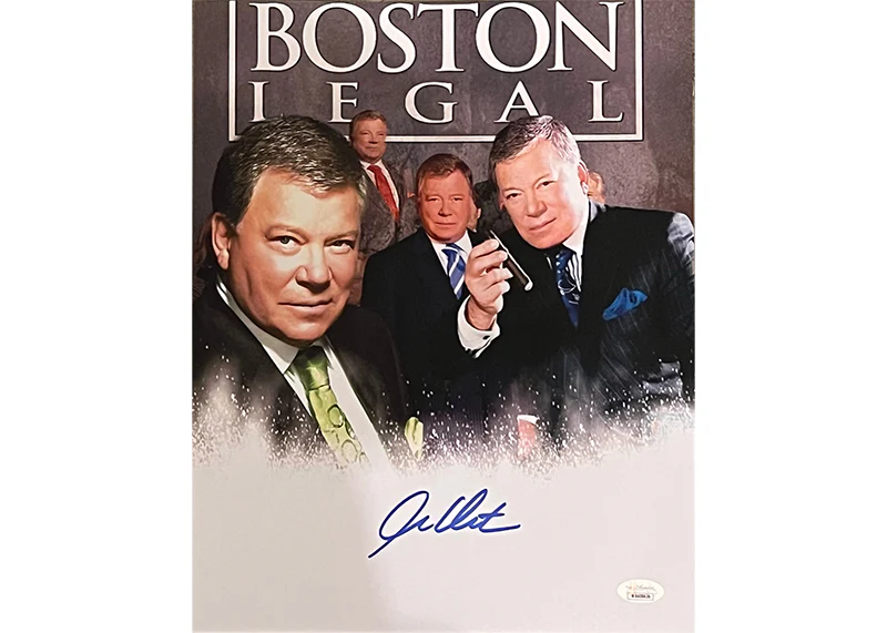 William Shatner Signed 11x14 Boston Legal Photo JSA