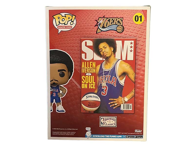Allen Iverson signed Philadelphia 76Ers POP Figure JSA