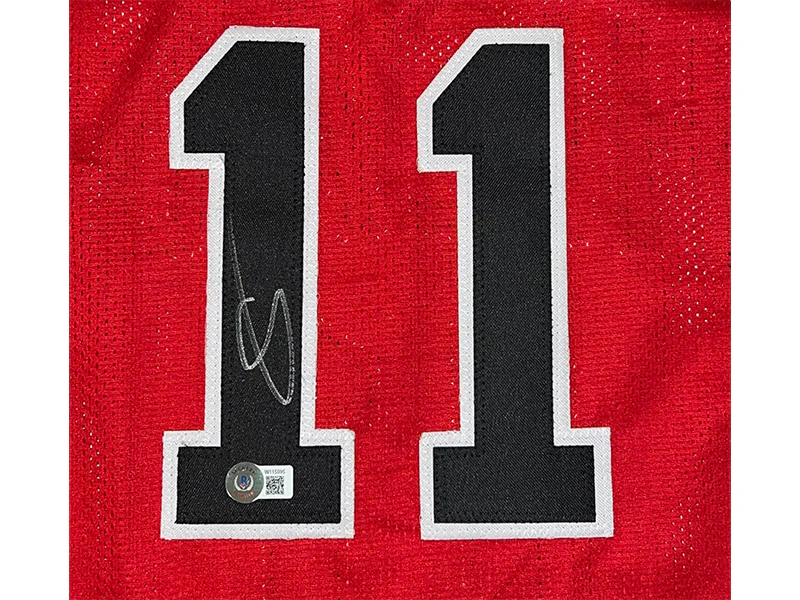 DeMar DeRozan Autographed Pro Style Red Chicago Basketball Jersey Beckett