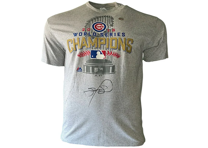 Sammy Sosa Signed Chicago Cubs 2016 World Series Shirt Beckett