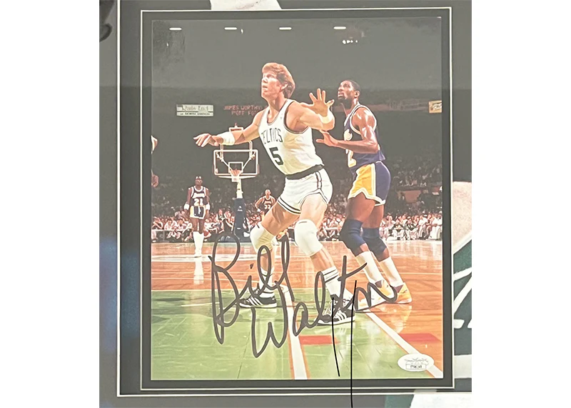 Bill Walton Signed 3D With LED Lights Framed 23x23 Photo JSA