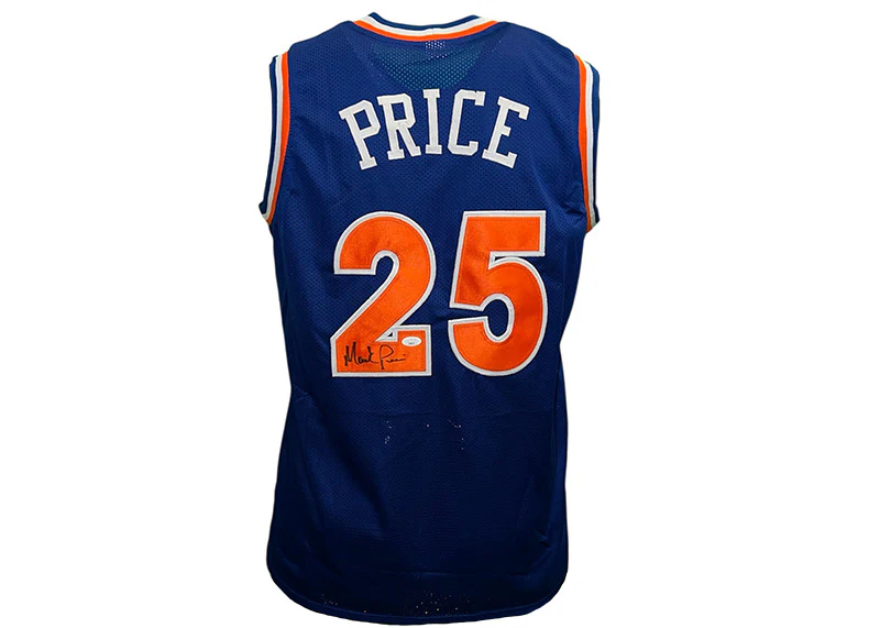 Mark Price Signed Cleveland Custom Jersey Blue JSA