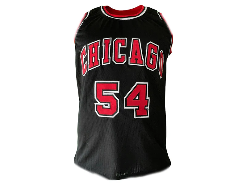 Horace Grant Autographed Prostyle Chicago Black Custom Basketball Jersey JSA