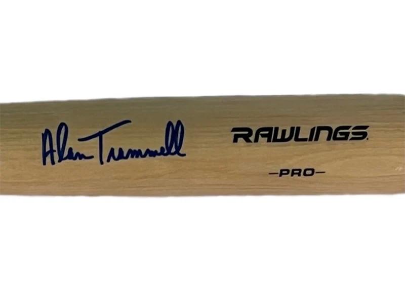 Alan Trammell Autographed Rawlings Blonde Baseball Bat JSA