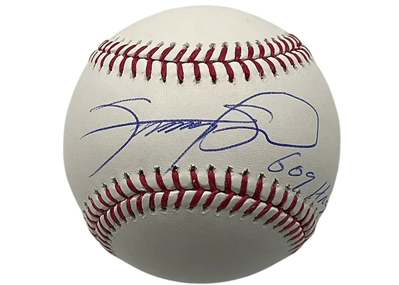 Sammy Sosa Signed Official MLB Rawlings Baseball Beckett 609 HRS Inscription