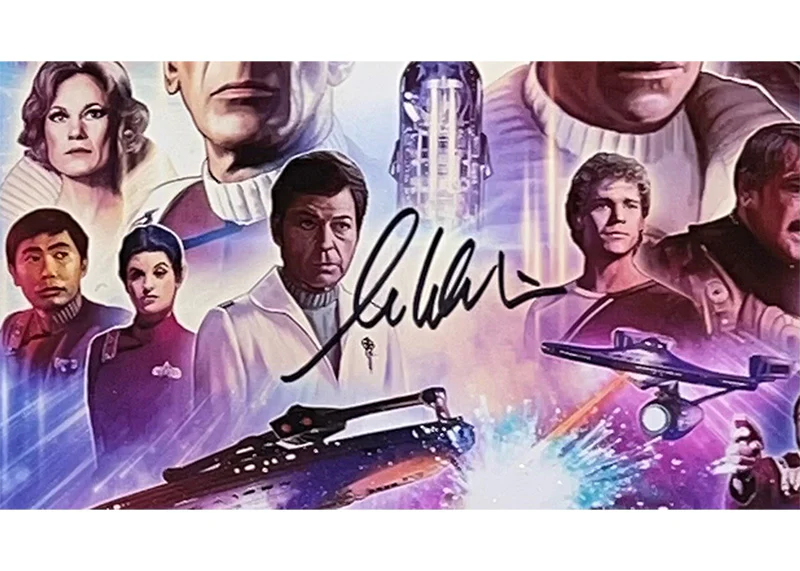 William Shatner Signed Star Trek Wrath Of Khan 23x17 Framed Photo JSA