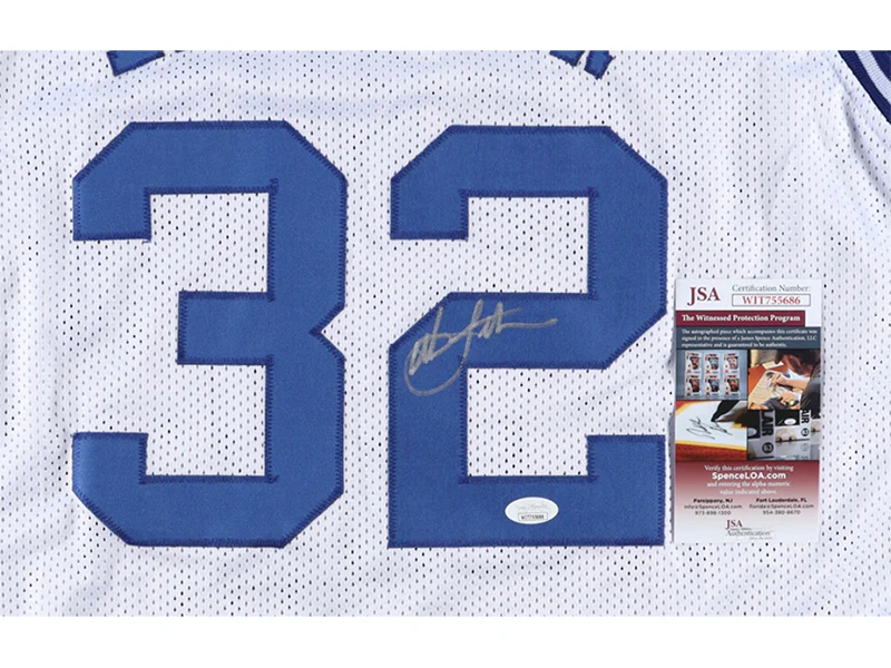 Christian Laettner Autographed ��The Shot�� White College Jersey (JSA)