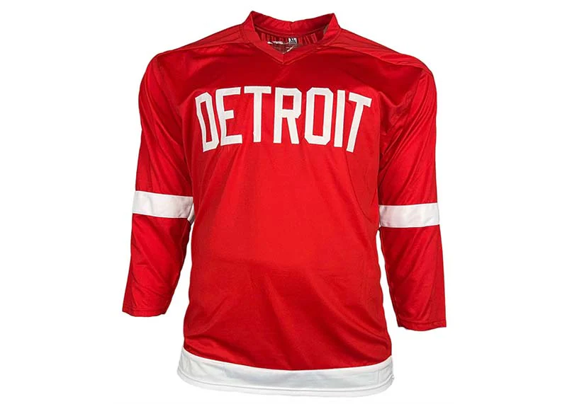 Chris Chelios Autographed Custom Red Hockey Jersey Blackett 2002-2008 Cup Champ Inscription