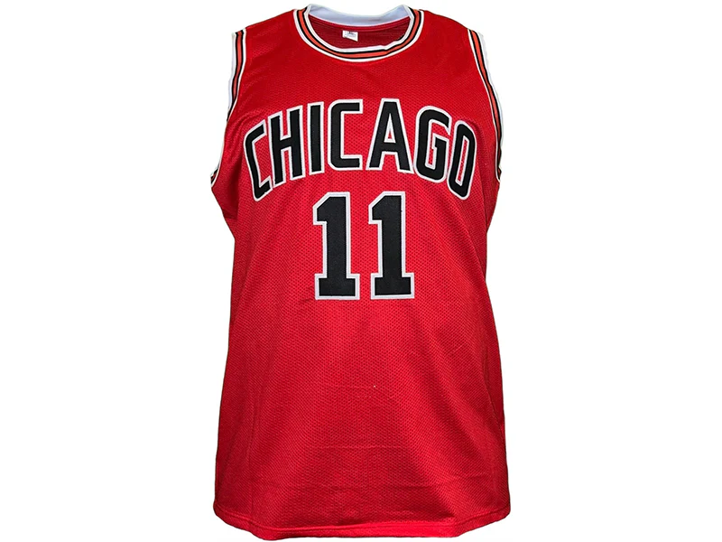 DeMar DeRozan Autographed Pro Style Red Chicago Basketball Jersey Beckett