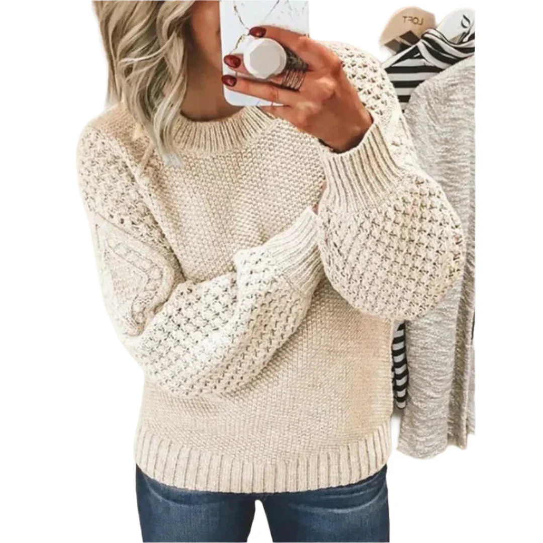 Bl?d og Varm Uldtr?je til Hverdagsbrug