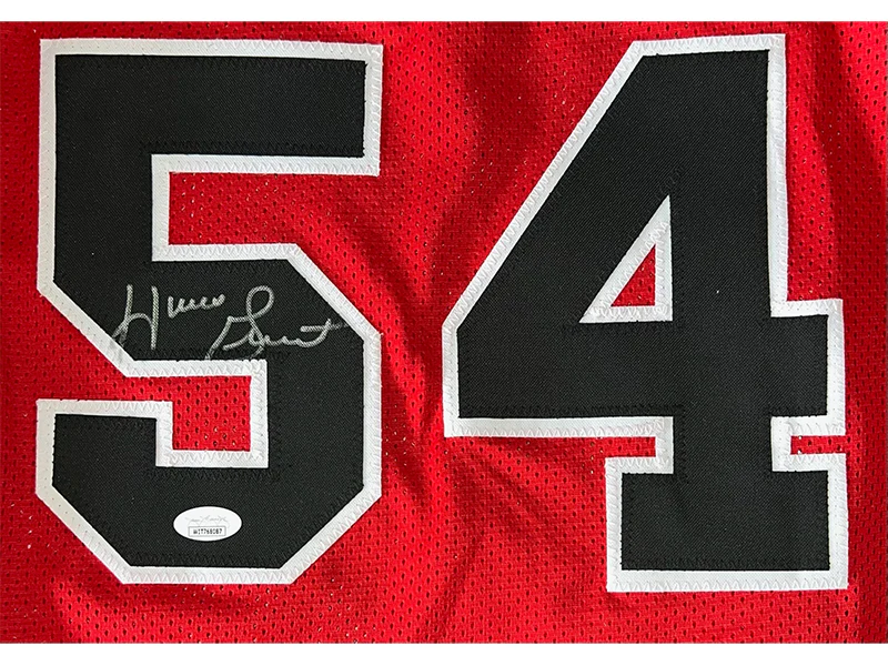 Horace Grant Signed Custom Chicago Red Custom Basketball Jersey JSA