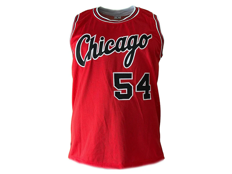 Horace Grant Signed Custom Chicago Red Custom Basketball Jersey JSA