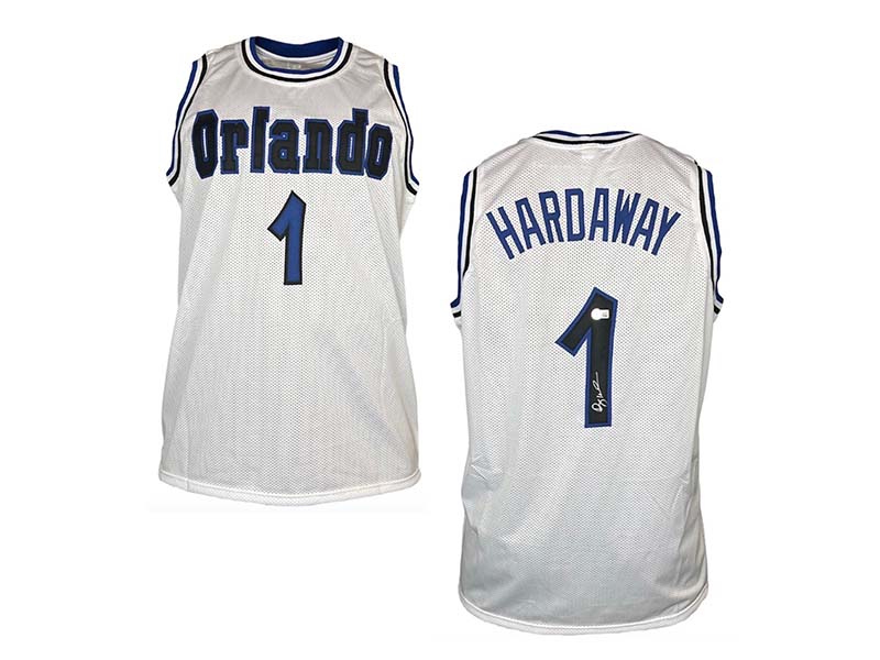 Penny Hardaway Autographed  Orlando White Basketball Jersey Beckett