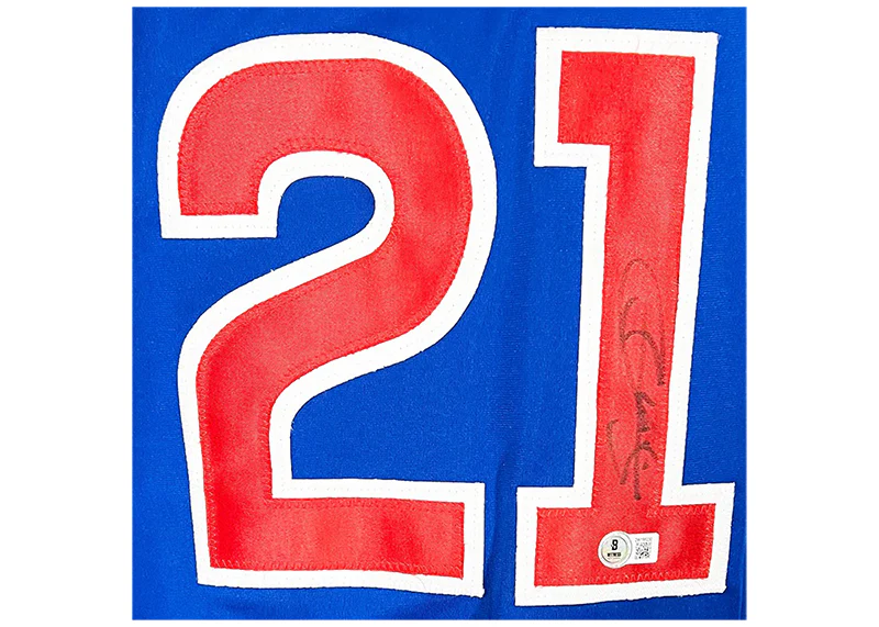 Sammy Sosa Signed Custom Chicago Blue Baseball Jersey JSA