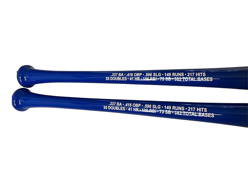 Ronald Acuna Jr Signed 2023 MVP Extremum Art Bat