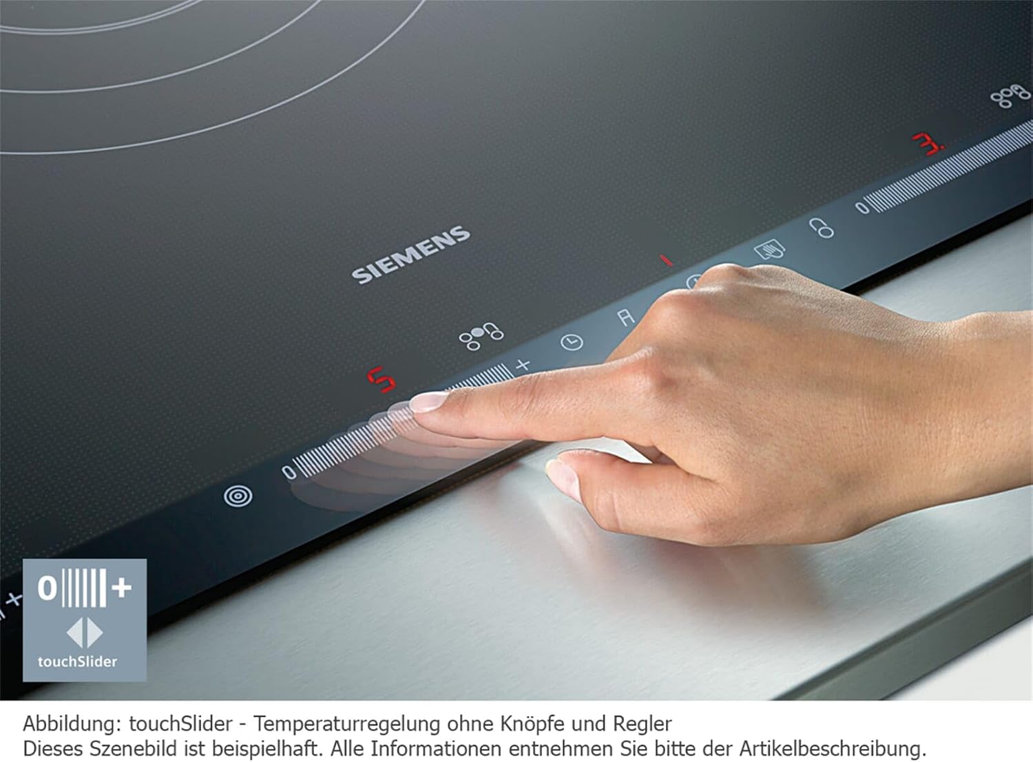 Siemens Spishäll EX801LYC1E iQ700, elektrisk, keramik, glaskeramik, 79,2 cm, Power Boost-funktion