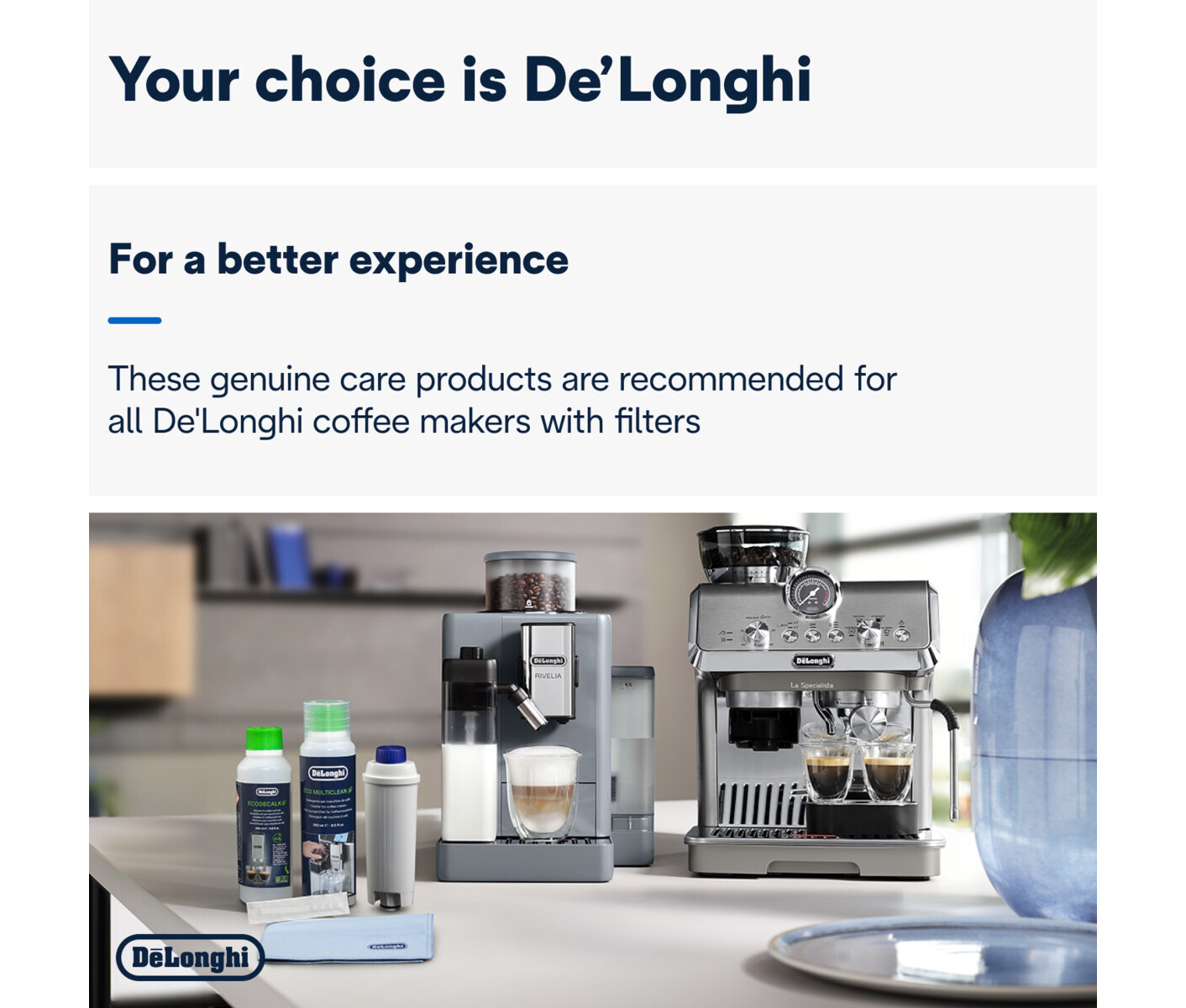 Delonghi Coffee care kit