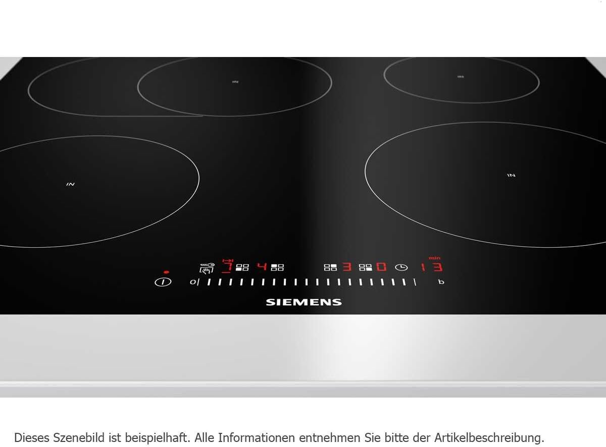 Siemens Spishäll EX801LYC1E iQ700, elektrisk, keramik, glaskeramik, 79,2 cm, Power Boost-funktion