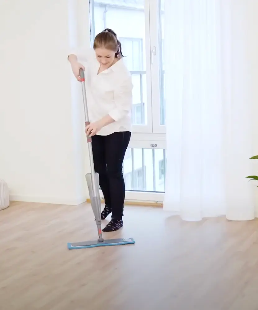 Quick click spraymopp