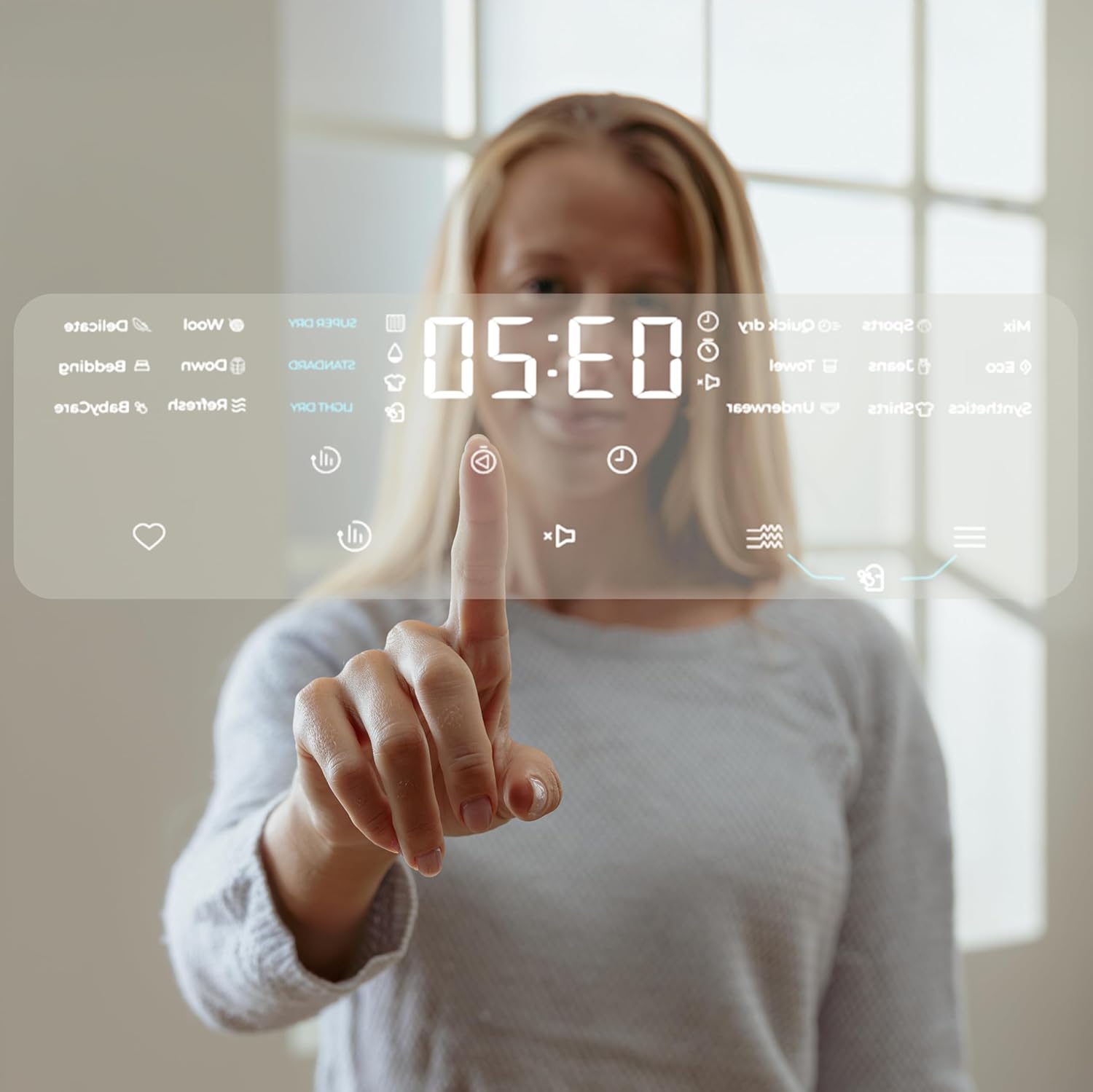 Cecotec Värmepumptork – 9 kg Bolero DressCode Dry 9400 A+. Automatisk torkning, låg energiförbrukning, full touch, 15 program, trumma i rostfritt stål, KidLock, fördröjningsfunktion