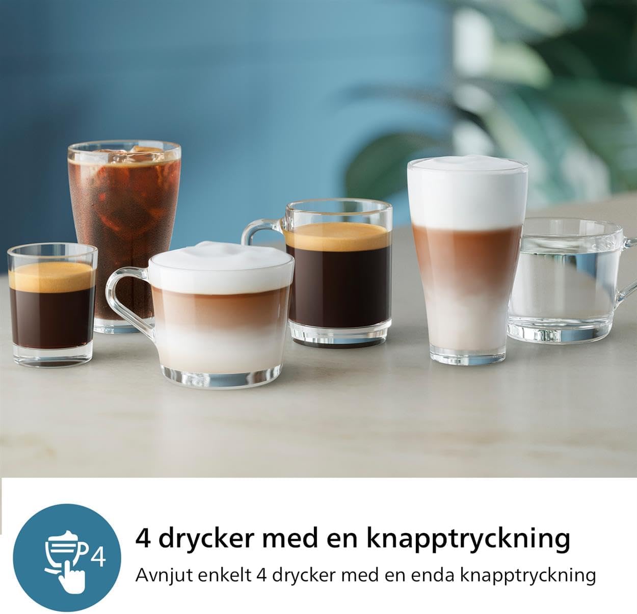 Philips 2200 Series Espresso Machine - Coffee Machine with 12-Step Grinder Setting, Touch Screen, Automatic Descaling, My Coffee Choice and Milk Frother for Cappuccino (EP2220/10)