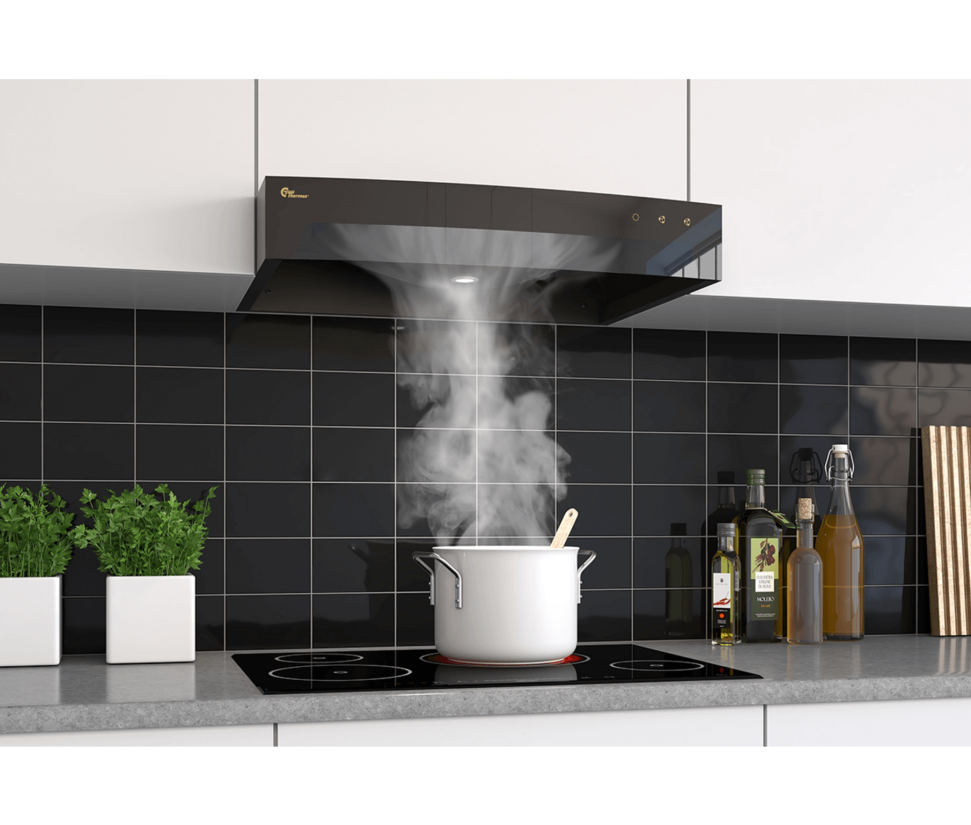 Thermex  Airgrip - Rf/svart m/motor m/motor