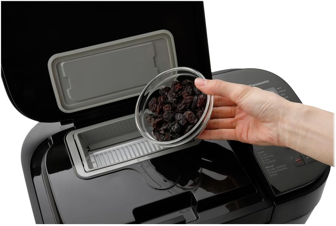 Panasonic SD-YR2550 Bakmaskin (31 program, 13 automatiska program, baka glutenfritt, jästfördelare), silver