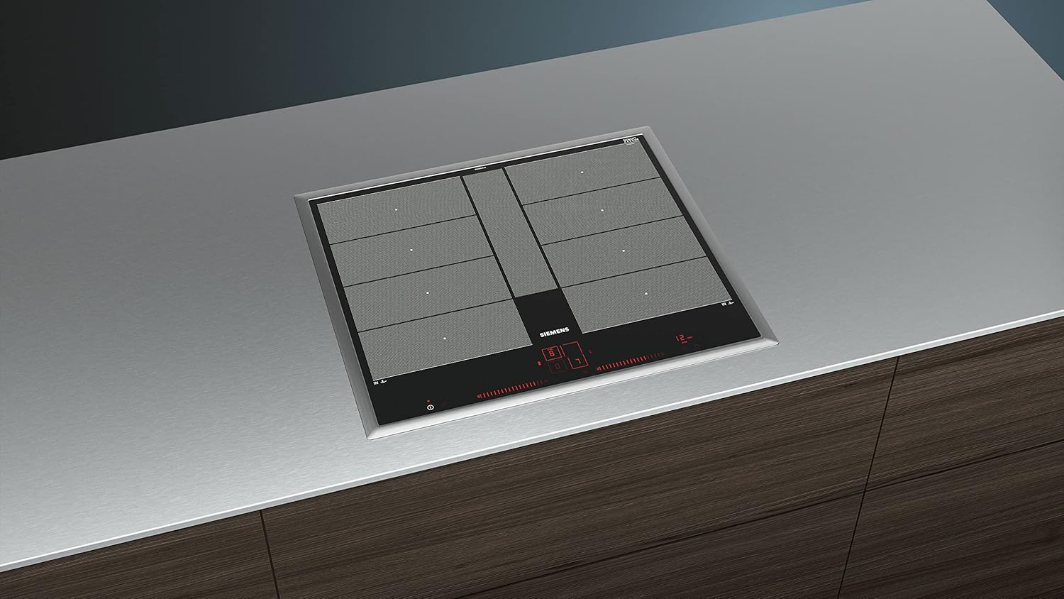 Siemens Spishäll EX801LYC1E iQ700, elektrisk, keramik, glaskeramik, 79,2 cm, Power Boost-funktion