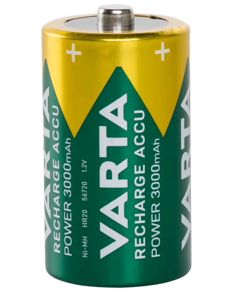 Batteri nihm d 3000 mah 2 st