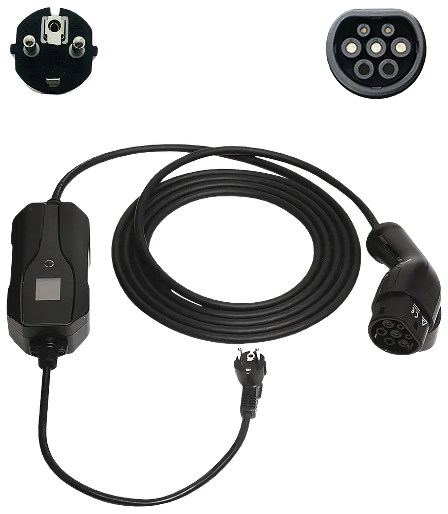 SINOX Laddkabel för elbil - bärbar 6A 5M