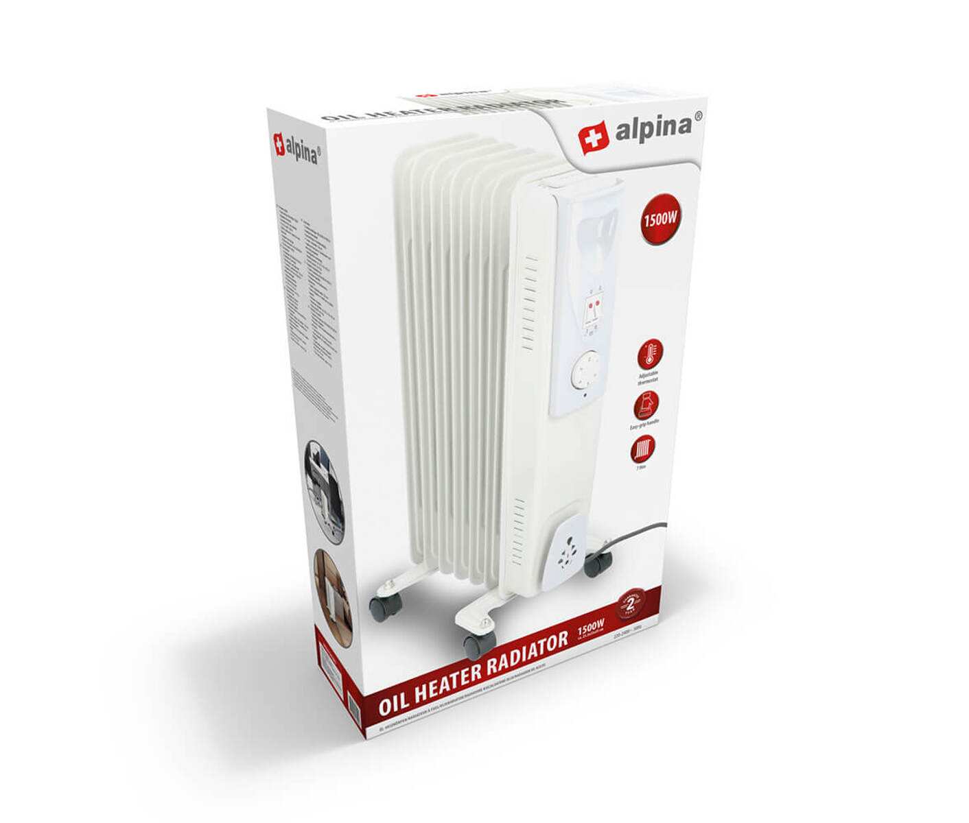 Alpina Olieradiator 1500W