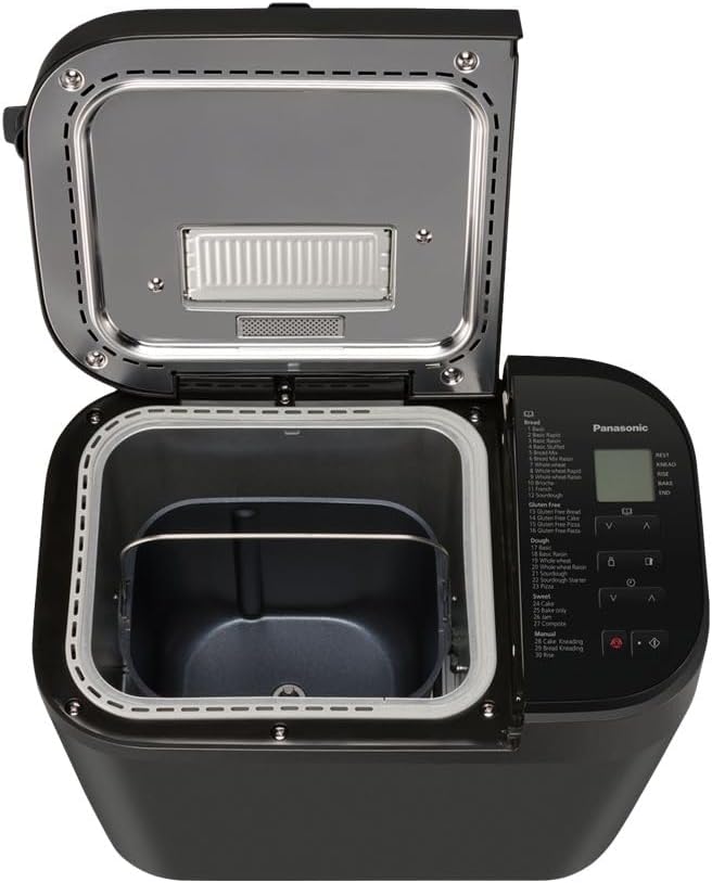 Panasonic SD-YR2550 Bakmaskin (31 program, 13 automatiska program, baka glutenfritt, jästfördelare), silver