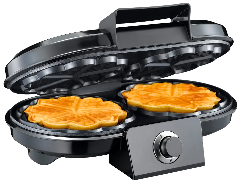 SJÖBO Dubbelt våffeljärn - 1200 W