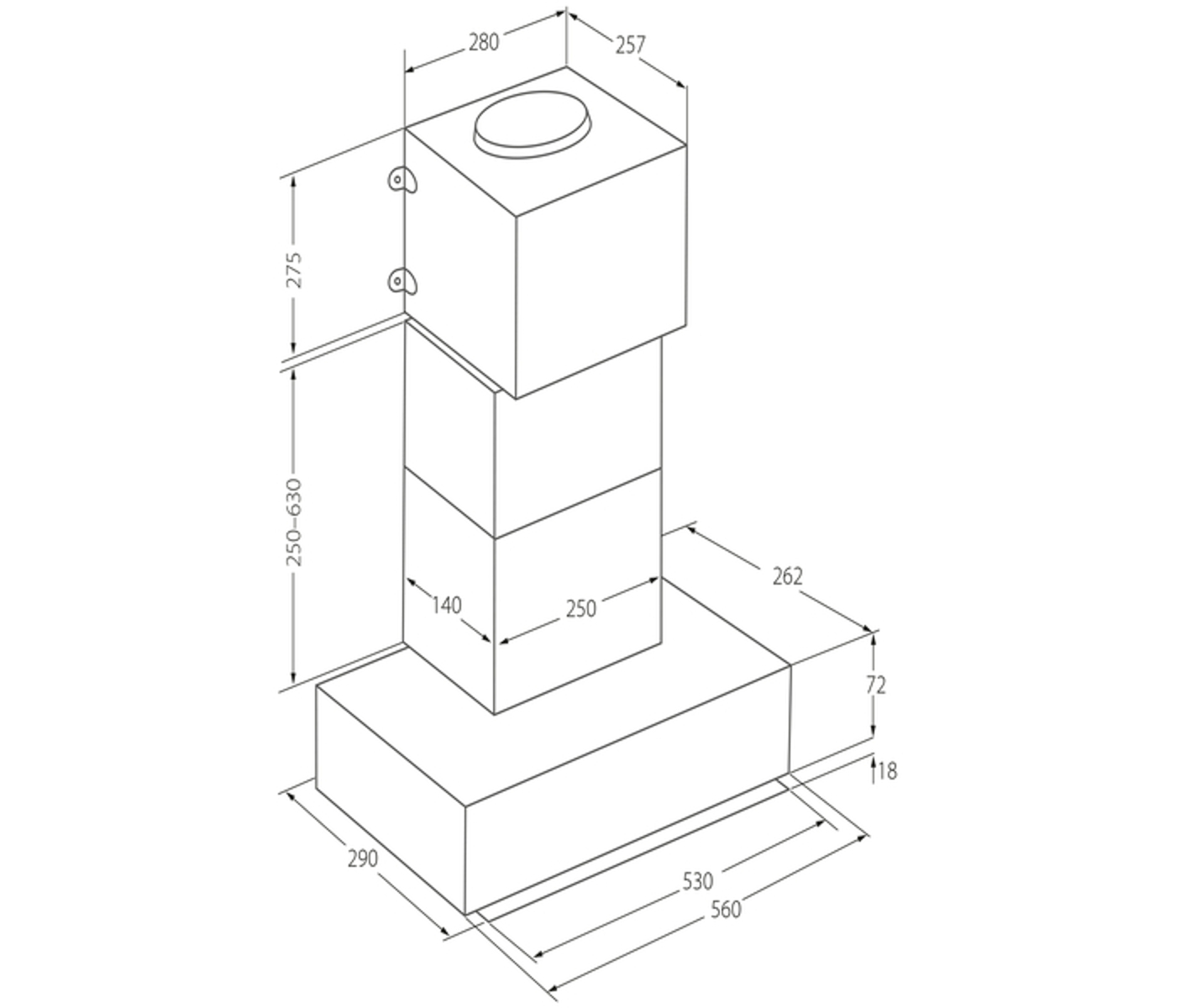 Witt Karma 53 XM til ekstern motor