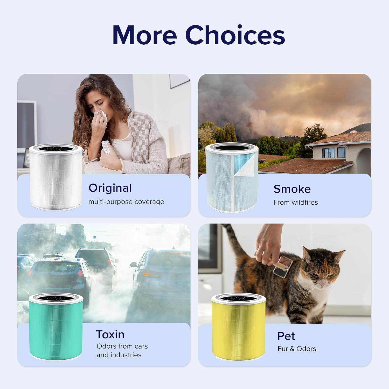 Levoit Core 600S LAP-C601S-WUS Luftrenare, Vit, ‎31.24 x 31.24 x 59.94 cm