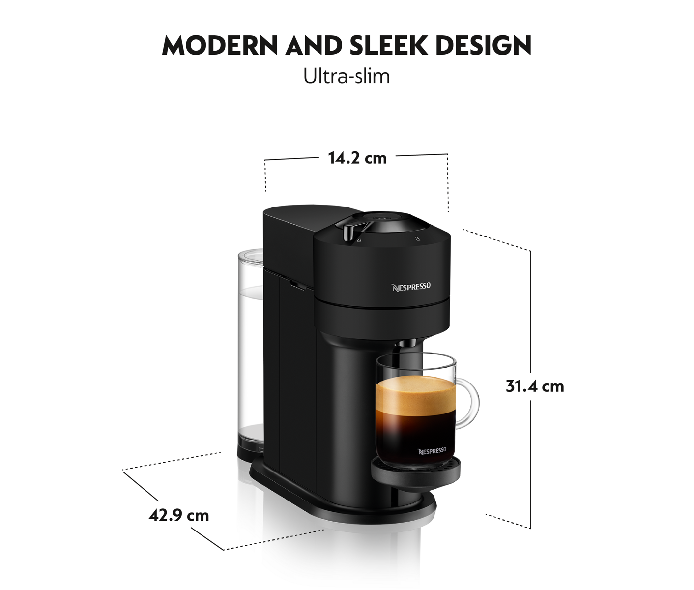 Nespresso Vertuo Next Matt Black