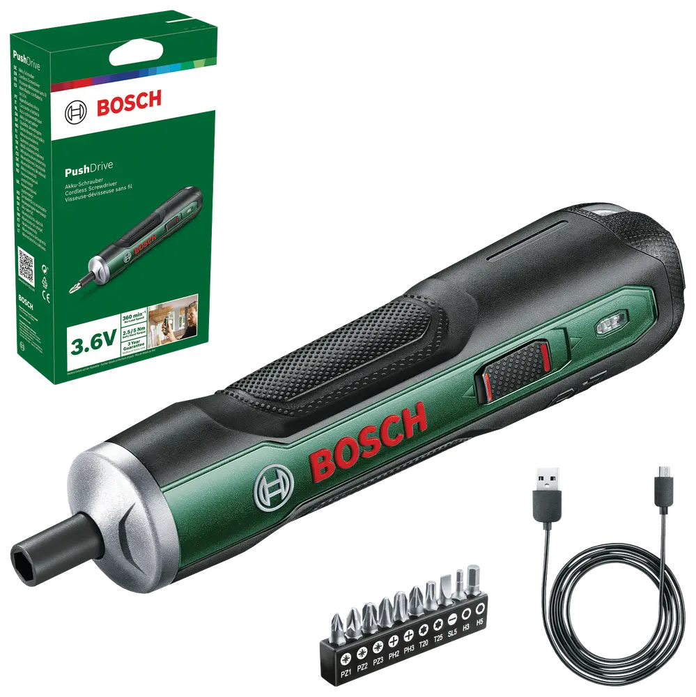 Bosch sladdlös-skruvdragare 3,6V