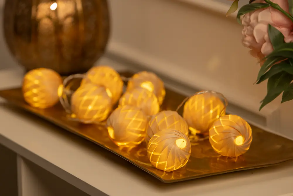 Ljusslinga i bambu- Ø5 cm