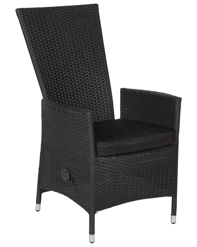 Malaga justerbar stol svart